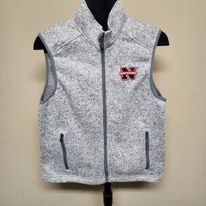 Vantage Men's Medium Northwest Community College Sleeveless Full Zip Fleece Vest